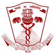 University College of Medical Sciences & GTB Hospital, New Delhi Logo